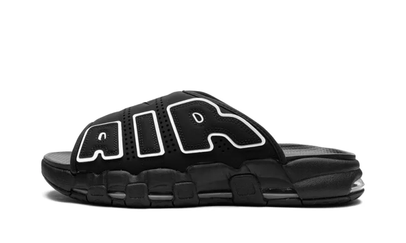 Nike Basketball Air More Uptempo Slide OG 'Black White'
